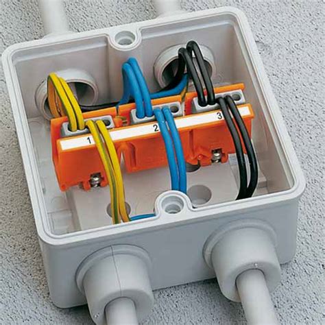 do wago connectors need to be in a junction box|wago plugs always in a box.